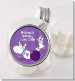 Bowling Party - Personalized Birthday Party Candy Jar