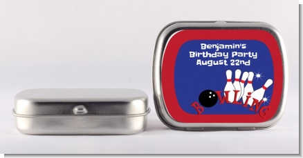 Bowling Boy - Personalized Birthday Party Mint Tins