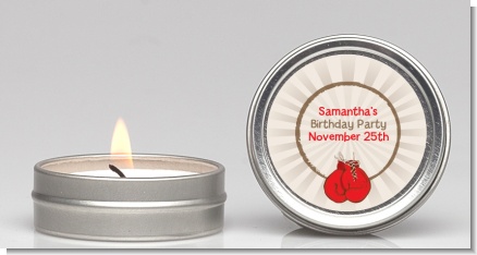 Boxing Gloves - Birthday Party Candle Favors