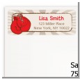 Boxing Gloves - Birthday Party Return Address Labels thumbnail