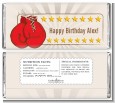 Boxing Gloves - Personalized Birthday Party Candy Bar Wrappers thumbnail