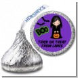 Boy Cape Costume - Hershey Kiss Halloween Sticker Labels thumbnail