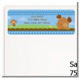 Puppy Dog Tails Boy - Baby Shower Return Address Labels thumbnail