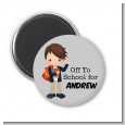 Boy Student - Personalized School Magnet Favors thumbnail