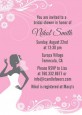 Bridal Silhouette African American - Bridal Shower Invitations thumbnail