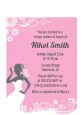 Bridal Silhouette African American - Bridal Shower Petite Invitations thumbnail