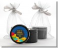 Building Blocks - Birthday Party Black Candle Tin Favors thumbnail