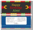 Building Blocks - Personalized Birthday Party Candy Bar Wrappers thumbnail