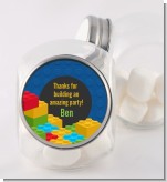 Building Blocks - Personalized Birthday Party Candy Jar