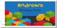 Building Blocks - Personalized Birthday Party Place Cards