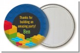 Building Blocks - Personalized Birthday Party Pocket Mirror Favors