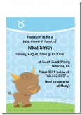 Bull | Taurus Horoscope - Baby Shower Petite Invitations