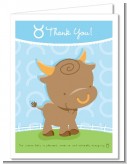 Bull | Taurus Horoscope - Baby Shower Thank You Cards