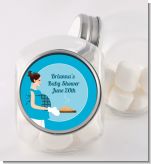 Bun in the Oven Boy - Personalized Baby Shower Candy Jar