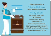 Bun in the Oven Boy - Baby Shower Invitations
