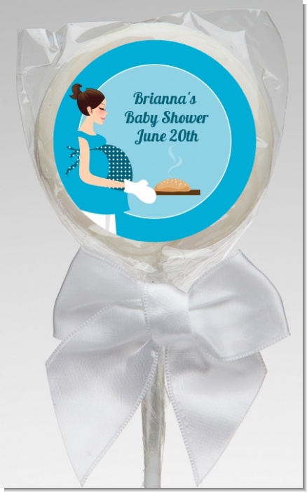 Bun in the Oven Boy - Personalized Baby Shower Lollipop Favors