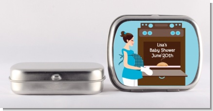 Bun in the Oven Boy - Personalized Baby Shower Mint Tins