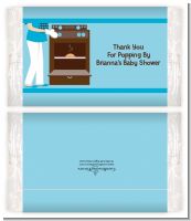 Bun in the Oven Boy - Personalized Popcorn Wrapper Baby Shower Favors