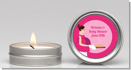 Bun in the Oven Girl - Baby Shower Candle Favors