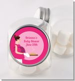 Bun in the Oven Girl - Personalized Baby Shower Candy Jar