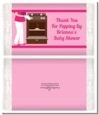 Bun in the Oven Girl - Personalized Popcorn Wrapper Baby Shower Favors