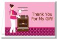 Bun in the Oven Girl - Baby Shower Thank You Cards thumbnail