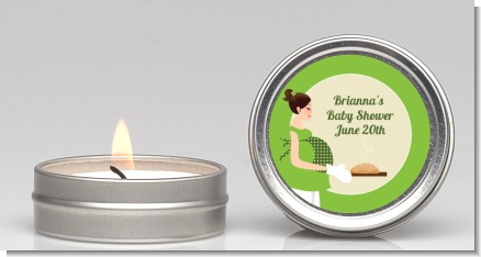 Bun in the Oven Neutral - Baby Shower Candle Favors