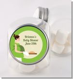 Bun in the Oven Neutral - Personalized Baby Shower Candy Jar
