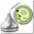 Bun in the Oven Neutral - Hershey Kiss Baby Shower Sticker Labels thumbnail