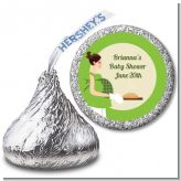 Bun in the Oven Neutral - Hershey Kiss Baby Shower Sticker Labels