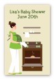 Bun in the Oven Neutral - Custom Large Rectangle Baby Shower Sticker/Labels thumbnail