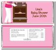 Bun in the Oven Girl - Personalized Baby Shower Candy Bar Wrappers thumbnail