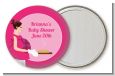 Bun in the Oven Girl - Personalized Baby Shower Pocket Mirror Favors thumbnail