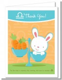 Bunny | Libra Horoscope - Baby Shower Thank You Cards