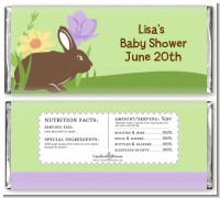 Bunny - Personalized Baby Shower Candy Bar Wrappers