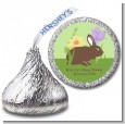 Bunny - Hershey Kiss Baby Shower Sticker Labels thumbnail