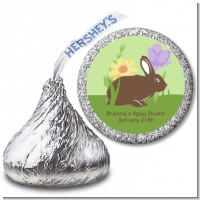 Bunny - Hershey Kiss Baby Shower Sticker Labels