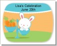 Bunny | Libra Horoscope - Personalized Baby Shower Rounded Corner Stickers thumbnail