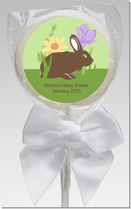 Bunny - Personalized Baby Shower Lollipop Favors