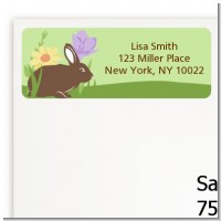 Bunny - Baby Shower Return Address Labels