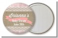 Burlap Chic - Personalized Baby Shower Pocket Mirror Favors thumbnail