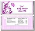 Butterfly - Personalized Baby Shower Candy Bar Wrappers thumbnail