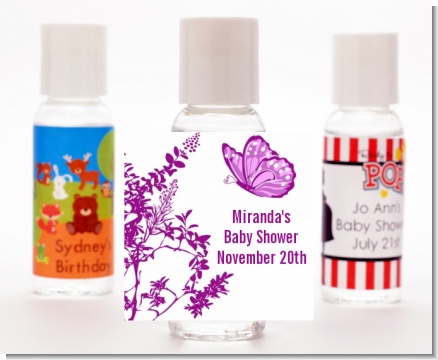 Butterfly - Personalized Baby Shower Hand Sanitizers Favors