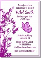 Butterfly - Baby Shower Invitations