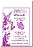 Butterfly - Baby Shower Petite Invitations