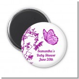 Butterfly - Personalized Baby Shower Magnet Favors