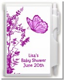 Butterfly - Baby Shower Personalized Notebook Favor