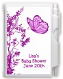 Butterfly - Baby Shower Personalized Notebook Favor thumbnail