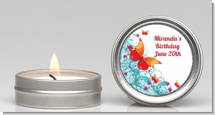 Butterfly Wishes - Birthday Party Candle Favors