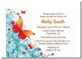 Butterfly Wishes - Birthday Party Petite Invitations